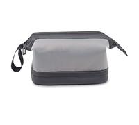 GQYMXQ Separation Layer Makeup Bag Portable Toiletry Men's Travel Wash Rustle Organizer, D, As show, One Style