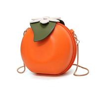 GQZ Fruit Apple Pineapple Strawberry Watermelon Shape Women PU Leather Clutch Purse Cross Body Bag, Red