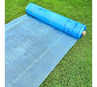 GQZJY 12S Clear Greenhouse Polythene Film, Tear-Resistant Anti-Dust & Anti-Drip, Heavy-Duty PE Plastic Sheeting for Plant Greenhouse Cladding & Garden,Light blue (Size:3MX20M,Color:12S)