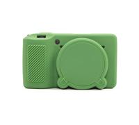 GR IIIx GR III Camera Case,Soft Silicone Protective Case Ultra-Thin Lightweight for Ricoh GR IIIx GR III GR3x GR3 Camera with Detachable Lens Cover (Green)