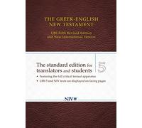 Gr nglish New Testament UBS 5TH ED NIV HC: UBS 5th Revised Edition and NIV