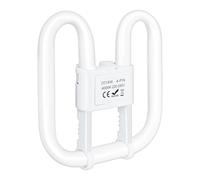 GR10Q 4-PIN 16W （Small Size: 13.3x13.3cm） Compact Fluorescent Lamp Non-Dimmable Neutral White 4000K, Recessed Ceiling Light, CFL Light Bulb, Low Energy Light Bulb, Suitable for Indoor Stair Corridors