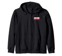 GR11 Trail Marker Pyrenees Hiking Route Zip Hoodie