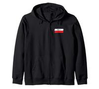 GR131 Trail Marker Canary Islands Long-Distance Hiking Route Zip Hoodie