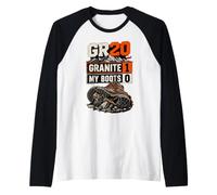 GR20 Granite 1 My Boots 0 Corsica Hiking Humor Raglan Baseball Tee