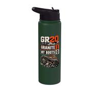 GR20 Granite 1 My Boots 0 Corsica Hiking Humor Stainless Steel Insulated Water Bottle