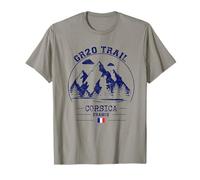 GR20 Trail Corsica France Hiking French Flag Trekking T-Shirt