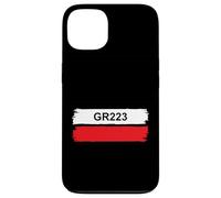 GR223 Trail Marker Normandy Cotentin Coastal Hiking Route Case for iPhone 13