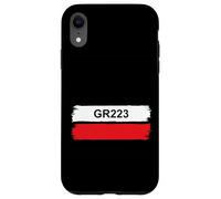 GR223 Trail Marker Normandy Cotentin Coastal Hiking Route Case for iPhone XR