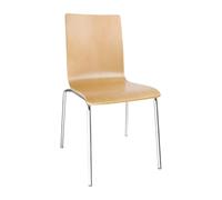 GR342 - Bolero Square Back Sidechair (Natural Finish) (Pack 4) - GR342