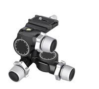 GR5 Aluminum Alloy High Precision 3 Way Geared Tripod Head Load Capacity 6kg Net Weight 811g For Photography Came(GR5)
