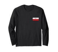 GR7 Trail Marker Pyrenees to Andalusia Hiking Route Long Sleeve T-Shirt