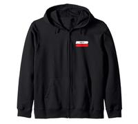 GR70 Trail Marker Cévennes Hiking Route Zip Hoodie