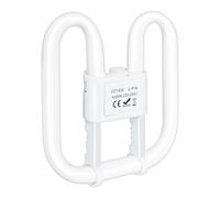 GR8 2-PIN 16W Compact Fluorescent Lamp Non-Dimmable Neutral White 4000K, 230V, CFL Recessed Ceiling Light, Low Energy Light Bulb, Suitable for Indoor Stair Corridors, Halls,（Small Size: 13.3cm*13.3cm）