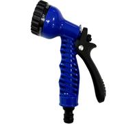 Gr8 Garden 7 Function Water Gun Hose Pipe Sprayer Jet Spray Sprinkler Nozzle in Blue Gr8 Garden Blue