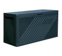 Gr8 Garden Anthracite 280L Plastic Storage Box Garden Outdoor Shed Utility Cushion Chest
