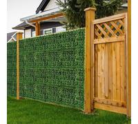 Gr8 Garden Artificial Ivy Leaf Fence Hedge Privacy Screen Wall Panel Screening Balcony Trellis Roll Size 0.5m x 3m