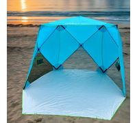 Gr8 Garden Blue Pop Up Family Beach Tent Sun Shade Camping Shelter 3-4 Person UPF50+ UV Gr8 Garden Blue