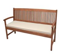 Gr8 Garden Garden Bench Outdoor Waterproof Fabric 2 Seater Swing Seat Cushion in Beige Gr8 Garden Beige