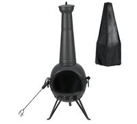 Garden Patio Chiminea Wood Burner Fire Pit Heater