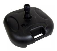 Large 20L Black Plastic Parasol Base Umbrella Stand Sunshade Holder