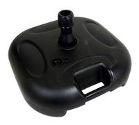 Large 20L Black Plastic Parasol Base Umbrella Stand Sunshade Holder
