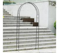 Metal Decorative Curly Garden Arch Rose Climbing Plants Archway Path