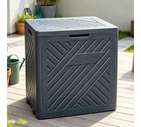 Gr8 Garden Plastic 120L Storage Box Garden Outdoor Shed Deck Utility Cushion Chest Truck