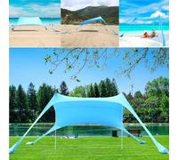 Gr8 Garden Portable Beach Tent Family Sun Shade 4-6 Person Shelter Camping Canopy UPF50+