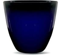 Gr8 Garden Round Red Glazed Effect Egg Cup Planter Patio Flower Plant Pot in Blue Gr8 Garden Blue