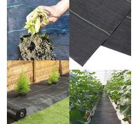 Weed Control Fabric Membrane Garden Landscape Ground Cover Sheet 2m x 10m Gr8 Garden Black One Size