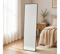 Gr8 Home 150x40cm Black Full Length Freestanding Mirror | Size: 150x40 cm Gr8 Home Black 150x40 cm