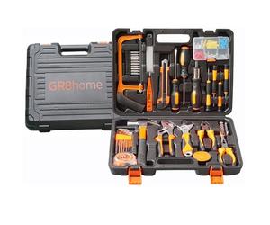 Gr8 Home 160 Piece General Household DIY Hand Tool Kit Set with Portable Storage Toolbox Carry Case