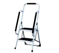 Gr8 Home 2 Step Folding Stool with Handrail