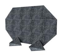 Gr8 Home 24 x Dark Grey Triangle Self Adhesive Acoustic Wall Panels Gr8 Home Dark Grey