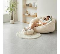 Gr8 Home 36 X Self Adhesive Floor Tiles Grey Marble Effect Square Planks 3.34M² Flooring, Grey