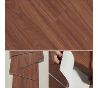 Gr8 Home 5M² Floor Planks Tiles Self Adhesive Wooden Effect Pvc Flooring Dark Brown M15