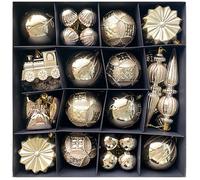 Gr8 Home 60 Pcs Christmas Tree Baubles Decoration Set in Gold Gr8 Home Gold