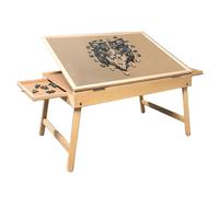 Gr8 Home 2 Drawer Adjustable Wooden Jigsaw Puzzle Table