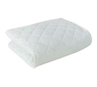 Gr8 Home Anti Allergy Quilted Mattress Protector Bed Sheet Cover Topper in White | Size: Single Gr8 Home White Single
