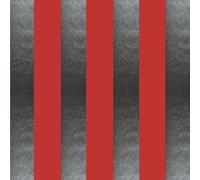 Gr8 Home Dutch Wallcoverings Luxury Stripe Non Woven Red Metallic Silver Wallpaper