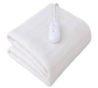 Gr8 Home Electric Under Blanket with Adjustable Heat Settings in White | Size: 137 cm x 165 cm Gr8 Home White 137 cm x 165 cm