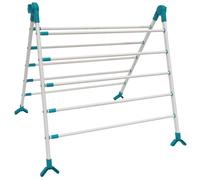 Gr8 Home Extendable Over Bath Clothes Airer Dryer Folding Horse Drying Rack in White Gr8 Home White
