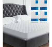 Gr8 Home Extra Deep Anti Allergy Quilted Mattress Protector Fitted Bed Sheet Cover Topper Double