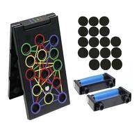 Foldable 24 in 1 Push Up Board Bars Portable Rack Stand Home Gym