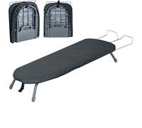 Gr8 Home Grey Foldable Table Top Ironing Board with Cover Iron Rest in Dark Grey Gr8 Home Dark Grey