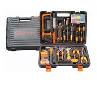 Gr8 Home Hand Tool Kit Set 160 Pcs General Household With Portable Storage Tool Box Case
