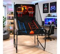 Gr8 Home Indoor Dual Hoop Basketball Arcade Game With Led Scoreboard & Balls