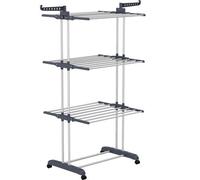 Gr8 Home Large Tower Clothes Airer 3 Tier Folding Drying Rack Towel Dryer Laundry Horse