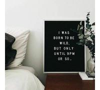 Gr8 Home Large Vintage A3 Silver Jay Peg Letter Board Changeable Personalised Message Set